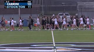 Womens Lacrosse vs Cabrini [upl. by Einnal]