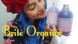 RECEBIDOS BRITE ORGANIX ♥ Produtos Para Cabelos Coloridos [upl. by Gladdie839]