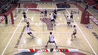 University of Manitoba Bisons Mens Volleyball vs U of W Wesmen February 4amp6 2016 [upl. by Darin]