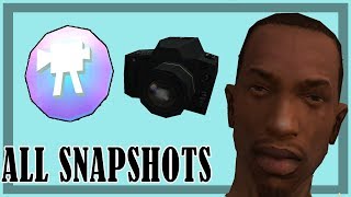 GTA San Andreas  All 50 Snapshots guide 📸 [upl. by Robert529]