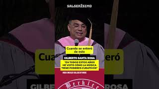 GILBERTO SANTA ROSA dedicó emocionantes palabras a la música a la que atribuyó quotpoderes curativosquot [upl. by Amato]