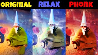 The Green Wizard Gnome Original vs Phonk vs Relax Remix Version Episode 3 [upl. by Yrrek]