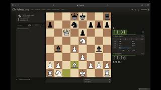 Chess Game 344  Queens Pawn Game Chigorin Variation [upl. by Yve]