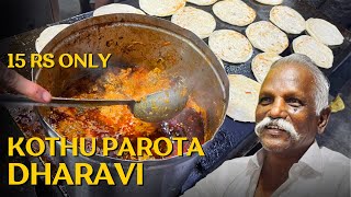 Hidden Gem in Dharavi  Parotta  Indian Street Food [upl. by Enimsaj695]