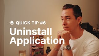 Quick Tip — Uninstall Application [upl. by Kondon]