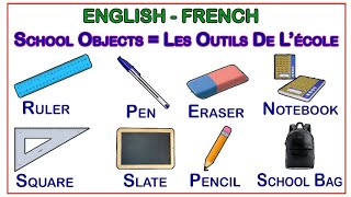 Les outils de lécole en Anglais en 7min SCHOOL TOOLS [upl. by Chariot]