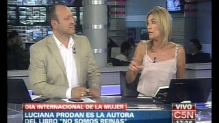 C5N  DIA INTERNACIONAL DE LA MUJER LUCIANA PRODAN ESCRITORA Y PERIODISTA [upl. by Riha]