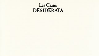 Les Crane  Desiderata [upl. by Farron]