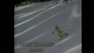 Franz Klammers Gold Medal Run  Innsbruck 1976 [upl. by Ahsya]