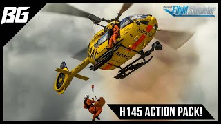 Airbus H145 Action Pack Expansion PREVIEW  MSFS [upl. by Nollaf295]