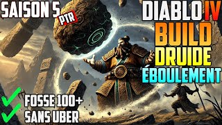 Build Druide Éboulement S5 PTR  Diablo 4 [upl. by Euqinwahs]