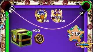 Collect Tokens From Boxes 🙀 Level 716 And 150 Ring 8 ball pool [upl. by Avot]