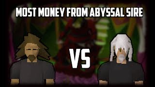 OSRS Challenges Most Money From Abyssal Sire  Runescape 2007 [upl. by Lolita]