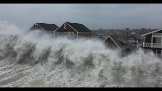 Crazy Winter Storms Noreaster  Big waves  huge snow  bomb cyclone  blizzard  winter hurricane [upl. by Goodyear]