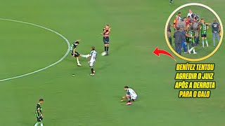 BENÍTEZ TENTOU AGRED1R O JUIZ NO FINAL DO JOGO E A TROPA DA POLICIA ENTROU EM CAMPO [upl. by Barrie145]