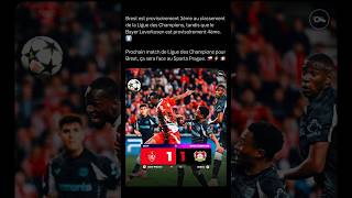 React au 11 entre Brest et Bayern Leverkusen brest leverkusen ldc football react reaction [upl. by Karalynn291]