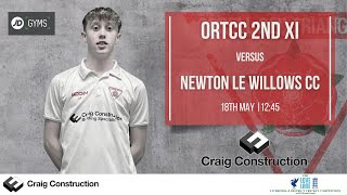 ORTCC 2nd XI v NewtonleWillows  LampDCC 2nd XI First Division [upl. by Oijimer681]