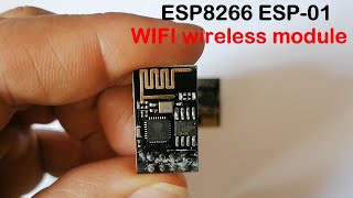 ESP8266 ESP 01 serial WIFI wireless [upl. by Nessie779]