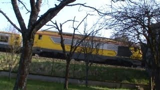 75000 infra 68537 69000 infra class 66  de tout sur la ligne 4 [upl. by Alym]