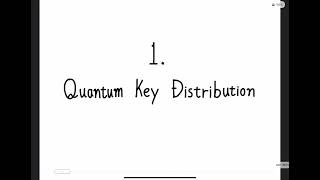 양자정보 기초 81 Quantum Key DistributionQKD BB84 Protocol [upl. by Aikahs]