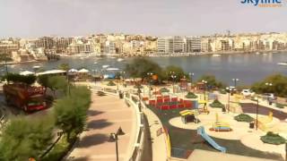 Live webcam St Julians Bay Malta  Time Lapse [upl. by Raasch562]