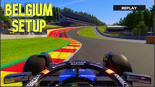 F1 24 Belgium Hotlap  Setup 141872 [upl. by Hale243]