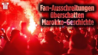 Feiernde MarokkoFans auf der ganzen Welt  Eine Tragödie überschattet die Freude  Reif ist Live [upl. by Macswan]