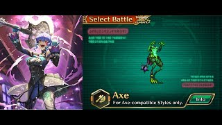 Axe Remembrance Battle H5 Rana Warrior  Romancing Saga ReuniverSe [upl. by Imarej847]