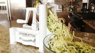 How to Use a Spiralizer  GetFitWithLeyla [upl. by Basil510]