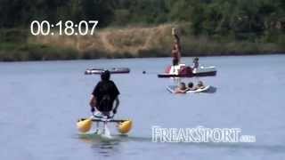 Waterbike 100m Race 1807s [upl. by Ellerd]