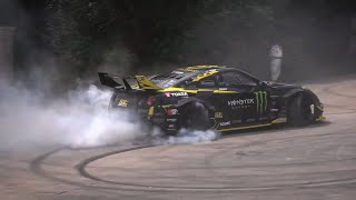 GOODWOOD FESTIVAL OF SPEED 2024  BEST OF DAY ONE   Roundabout drifts Start ups  Action [upl. by Allister]