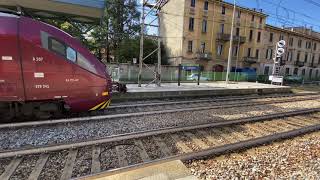 Partenze e arrivi alla stazione di Saronno [upl. by Nnoryt]