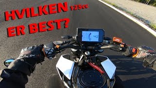 PRØVER MANGE MOTORSYKLER  WR125X DUKE125 CB125R DT50 [upl. by Eldwen]