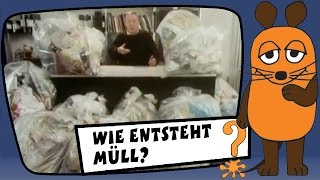 Müll  Der Müll einer Woche von 66 Familen amp Wie entsteht Müll  Sachgeschichten mit Armin Maiwald [upl. by Dygal]