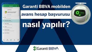 Garanti BBVA Mobil’den Avans Hesap Başvurusu Nasıl Yapılır [upl. by Llertac457]