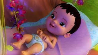 விண்ணிலே ஒளி வீசும் பாப்பா பாடல்  Tamil Baby Songs amp Lullabies  Infobells [upl. by Gilburt]