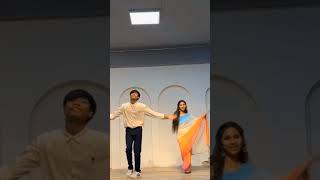 gulabi sadi 🤍🧡 ll viral ll shorts choreo Anilkumarjadhav00 ll gulabisadi trendingsong [upl. by Doownel]