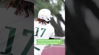 Stetson baseball really posted this after knocking out Alabama 🤣 via stetsonbaseballX shorts [upl. by Silyhp]