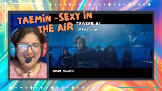 태민 TAEMIN  SEXY IN THE AIR MV TEASER 1 Reaction ❤️‍🔥❤️‍🔥 [upl. by Aleibarg383]