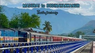 Madurai to Bodinayakanur Train journey [upl. by Aniled]