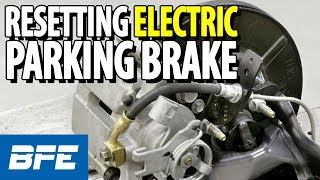 Resetting An Electric Parking Brake  Maintenance Minute [upl. by Readus]