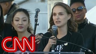 Natalie Portman speaks at Womens March [upl. by Vasos]