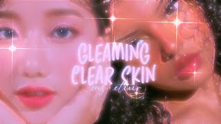 𝐆𝐋𝐄𝐀𝐌𝐈𝐍𝐆 ⌗ powerful clear skin subliminal USE WITH CAUTION [upl. by Arlinda894]