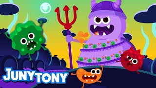 Bacteria Kingdom  Good Habit Song for Kids  Preschool Songs  JunyampTony [upl. by Snebur]