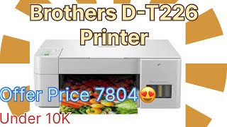 Brother DCPT226 Ink Tank Printer Honest Review amp Performance Test [upl. by Enilrek683]