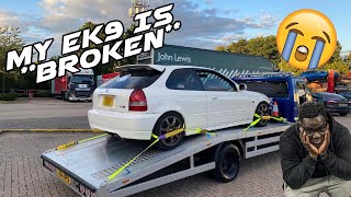 I BROKE MY HONDA CIVIC EK9 K20 SWAP 😩🙈 [upl. by Immaj]