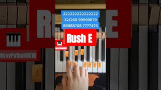 Rush E Piano Tutorial 🎹rushepianopianotutorial shorts [upl. by Eenert]