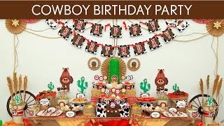 Cowboy Birthday Party Ideas  Cowboy  B11 [upl. by Ledda644]