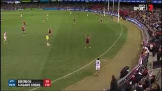 Eddie Betts perfect drop punt from the pocket  AFL [upl. by Pape507]