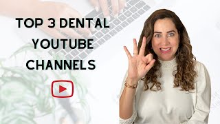 YouTube for Dentists amp Doctors  Top 3 Dental Youtube Channels [upl. by Liuqa]